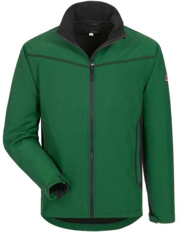 Craftland 19973 KENAN Softshelljacke grün-schwarz