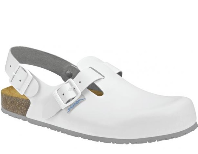 Abeba Clogs weiß Nature OB, SRC - 8040