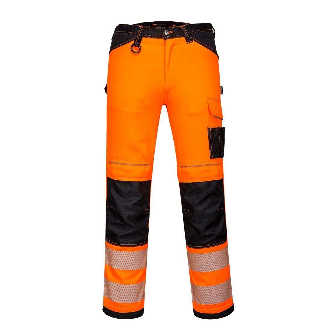 leuchtorange-schwarz