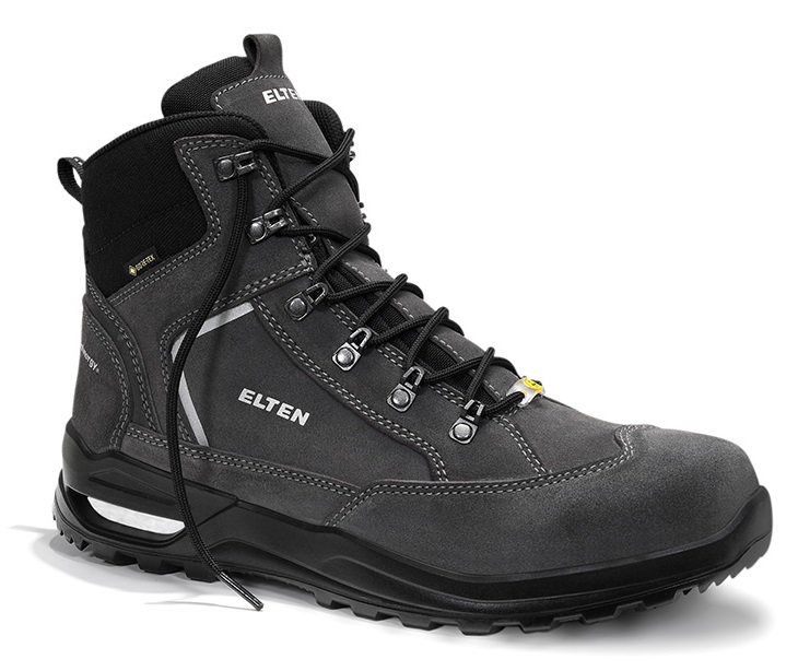 Elten RONAN 976620 Berufsschuh Stiefel XXF GTX dark grey Mid ESD O2 WR CI