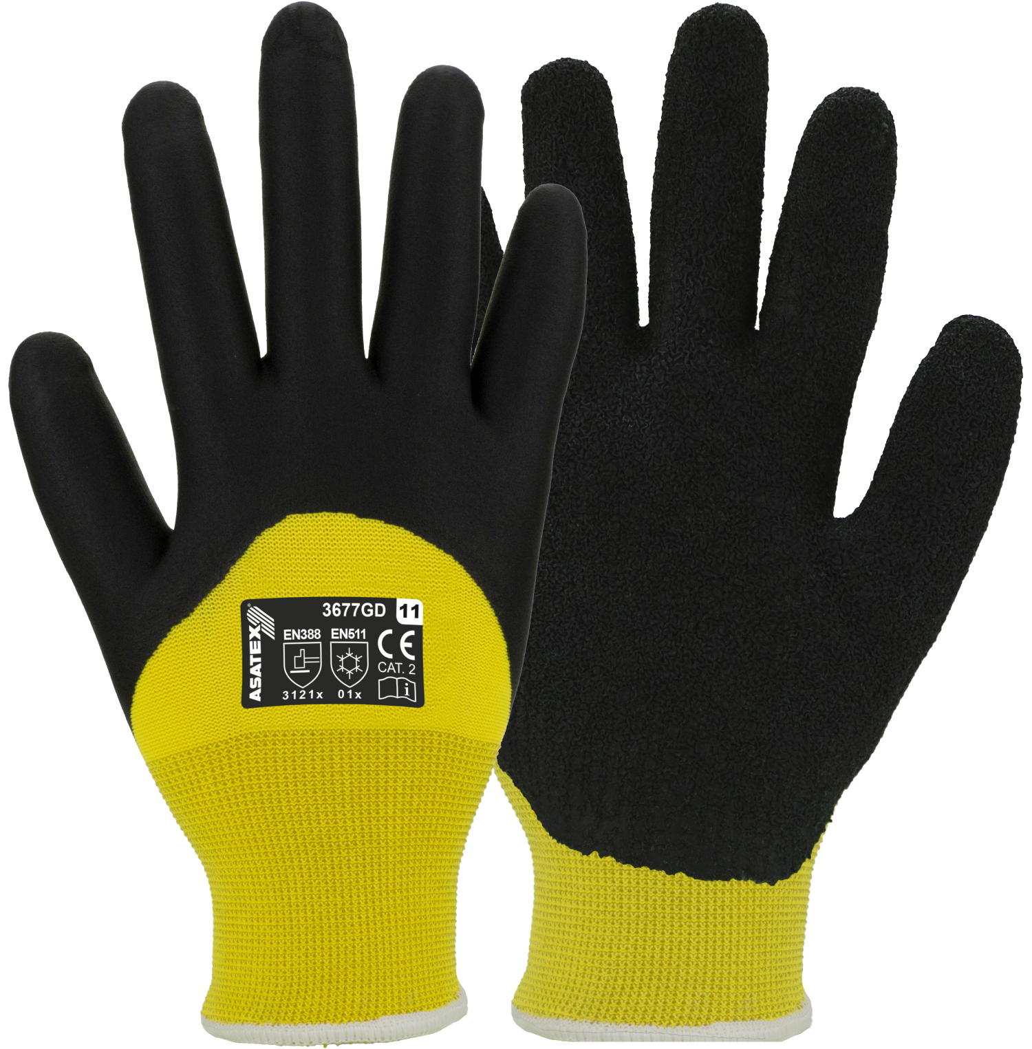 Asatex 3677GD Kälteschutzhandschuh mit Nitrilschaum-Beschichtung
