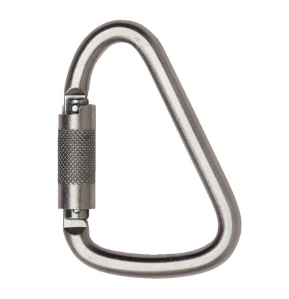M.A.S Bergsteiger-Karabinerhaken BS 25 TW Stahl