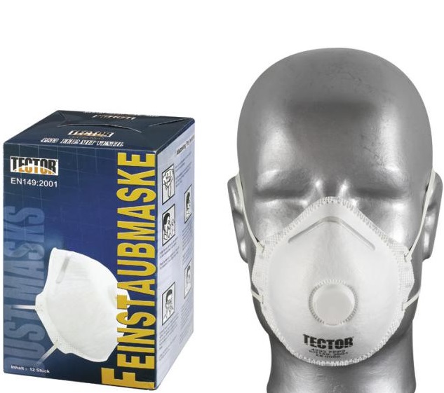 Tector 4233 P2/V Klassik-Feinstaubmaske FFP2 mit Ausatemventil