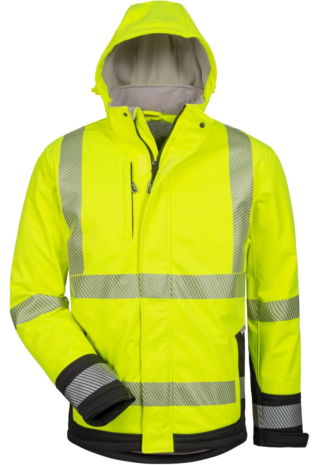 elysee 23426 MELVIN Warnschutz-Softshelljacke leuchtgelb-schwarz