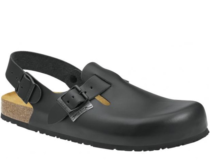 Abeba Clogs schwarz Nature OB, SRC - 8045