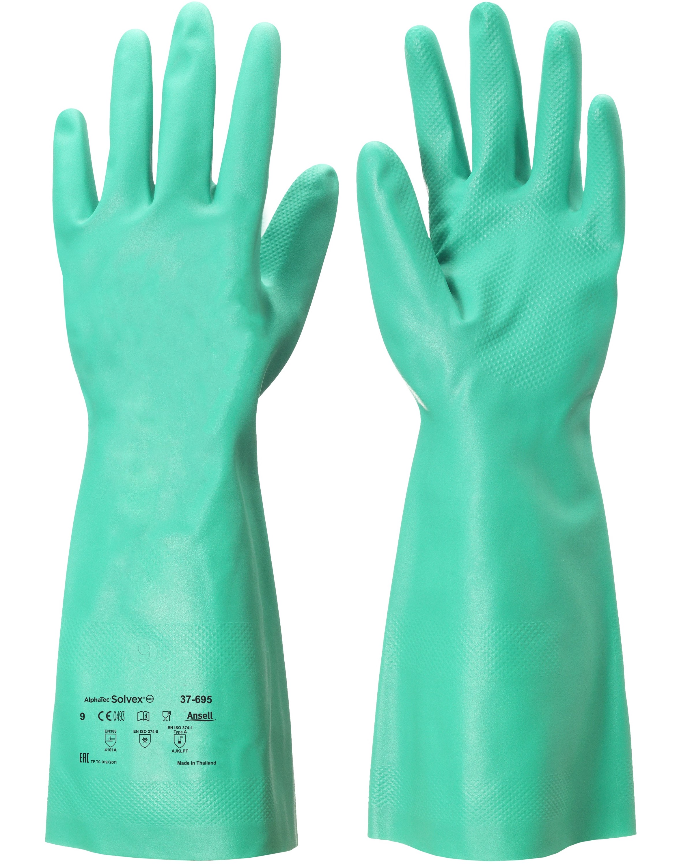 Ansell AlphaTec Solvex 37-695 Nitril-Chemikalienschutzhandschuhe