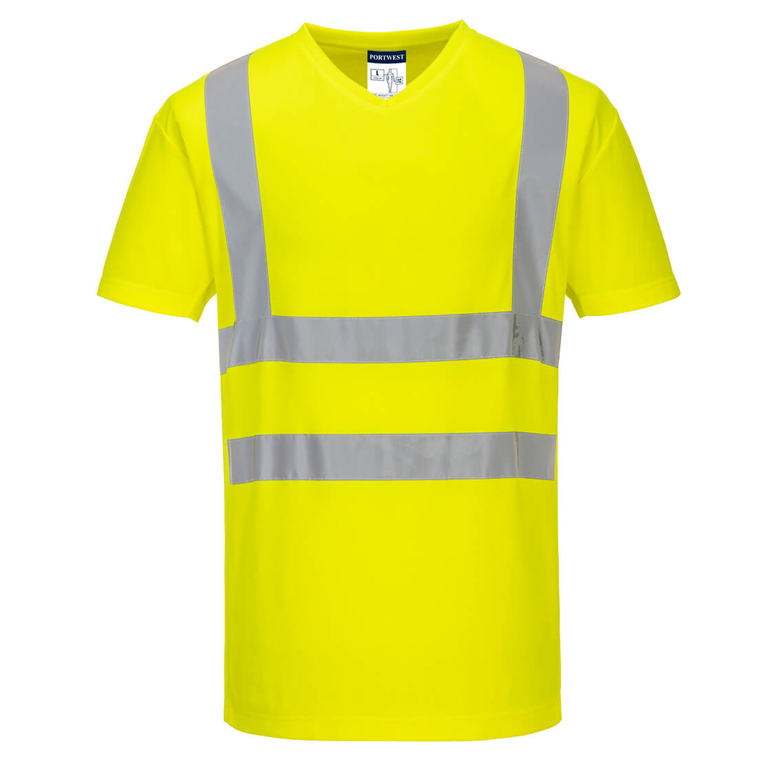S179YER Portwest S179 High visibility T-shirt class 2 40+ UPF