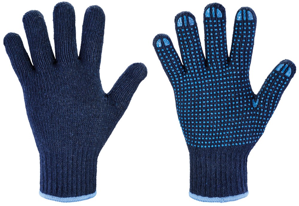 goodjob 0375 Rudong Baumwoll-Handschuhe mit Noppen