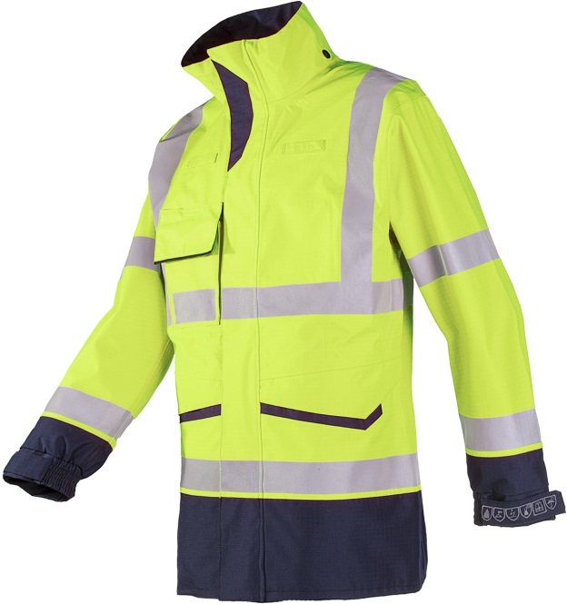 Sioen Falcon 7229A2ET2 Multinorm Warnschutz-Regenjacke
