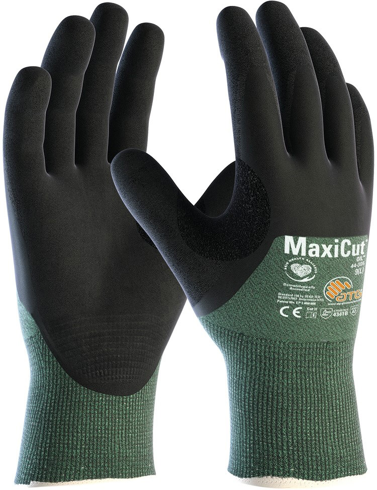 ATG 44-305 MaxiCut Oil Schnittschutz 3/4 beschichtet Level B