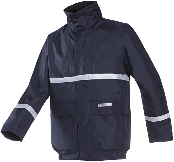 7361_B75_N2_EF5_SIL Sioen Waverly 7361N3EF5 Flame Retardant Antistatic Rain Blouson