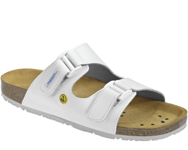 Abeba Sandalen weiß Nature OB, SRC, ESD - 4080