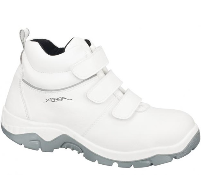 Abeba Schnürstiefel mit Klettverschluss weiß Anatom S3, SRC - 2280