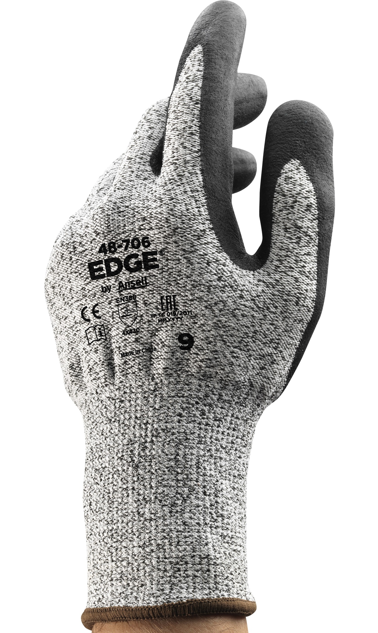 Ansell Edge 48-706 Nitril-Schnittschutzhandschuhe Level C