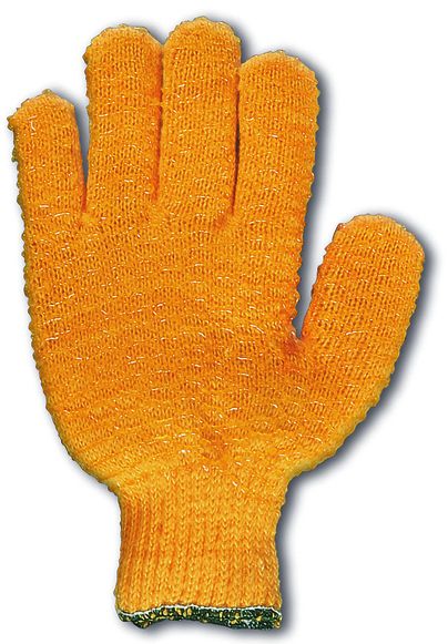 4Safe H120 Baumwoll-Mischgewebe-Strickhandschuhe orange