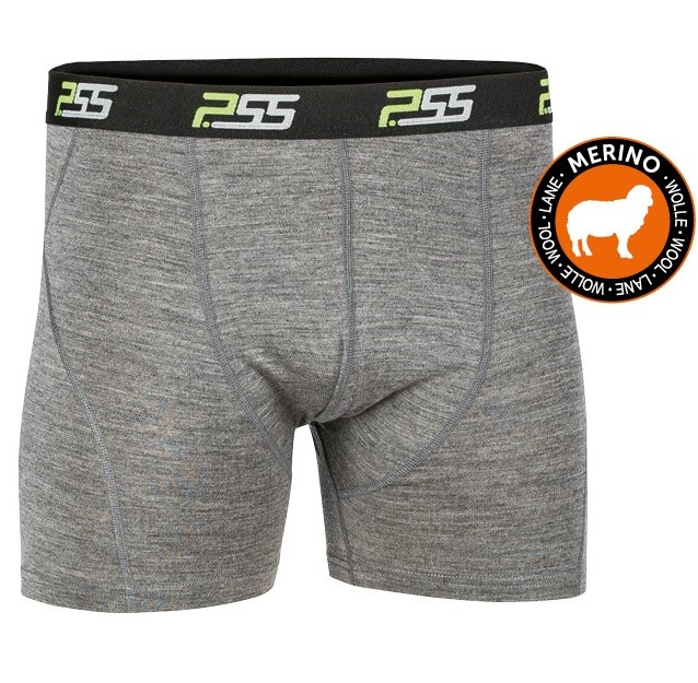 PSS X-treme Merino Boxershort grau