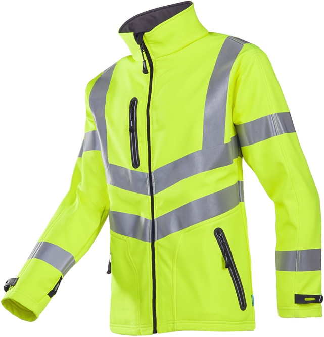 722Z_FY1_A2_TU2_SIL Sioen Dexter 722ZA2TU2 Warnschutz-Softshelljacke