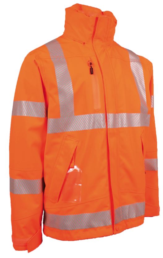 Lyngsøe 4WS-5057 Warnschutz-Regenjacke atmungsaktiv