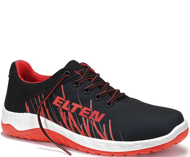 Elten LANA black-red Low 974610 Berufshalbschuhe ESD O1