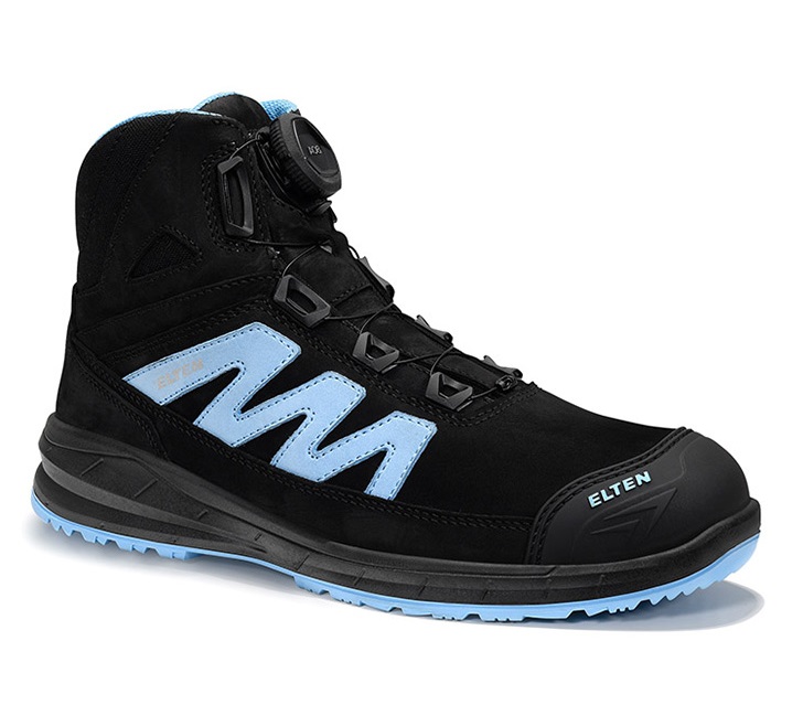 Elten MARTEN 768141 Sicherheitsstiefel XXSports Pro BOA black-blue Mid ESD S3S