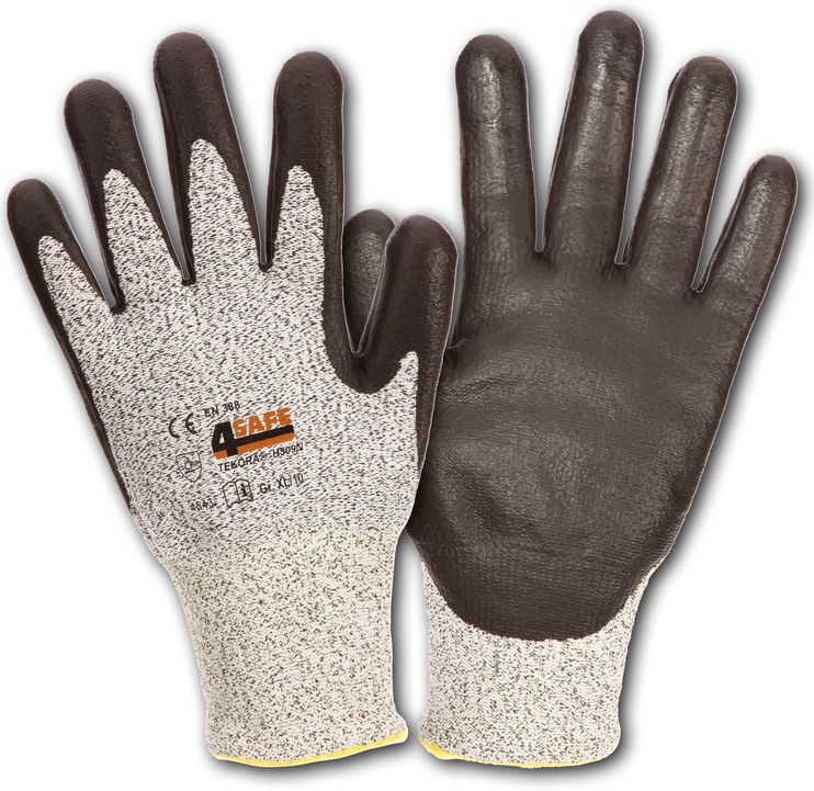 4Safe H509N Tekora Schnittschutzhandschuhe mit Nitrilschaum-Beschichtung
