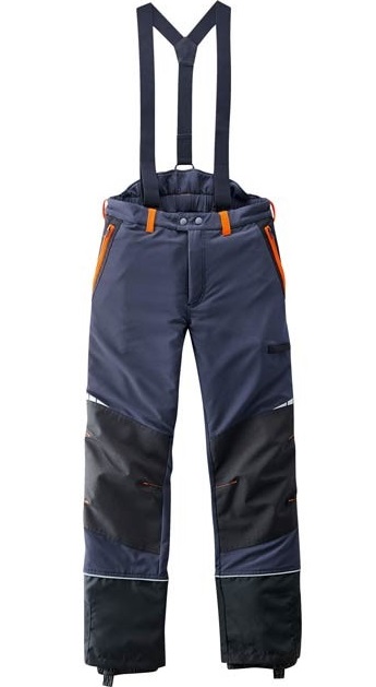 Scheibler HD Concept Professional Forst-Schnittschutz-Bundhose navy-orange-schwarz