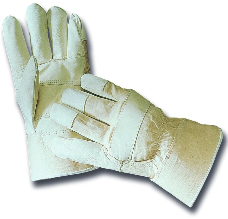4Safe HCHWH Möbellederhandschuhe weiß