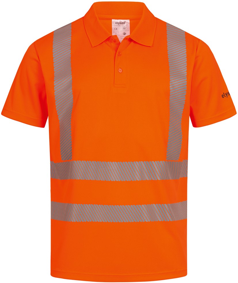 elysee 23494 HAVELTE UV- und Warnschutz Polo-Shirt Orange