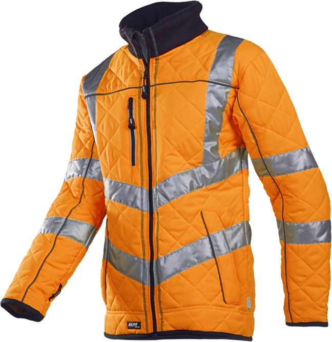 725Z_FC1_A2_IJ2_SIL Sioen Castor 725ZA2IJ2 Warnschutz-Steppjacke