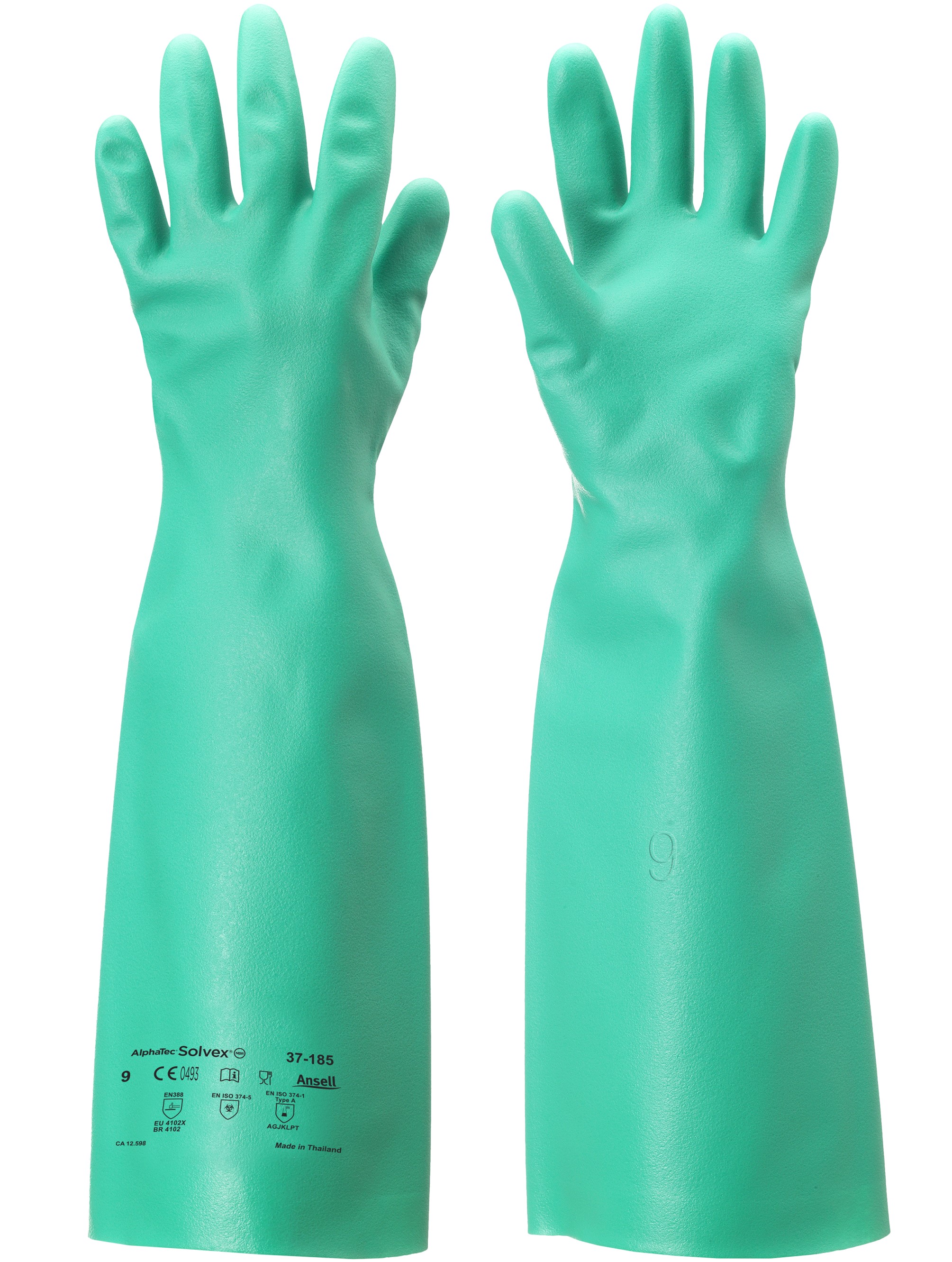Ansell AlphaTec Solvex 37-185 Nitril-Chemikalienschutzhandschuhe