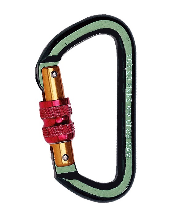 M.A.S Bergsteiger-Karabinerhaken BS 10 Aluminium