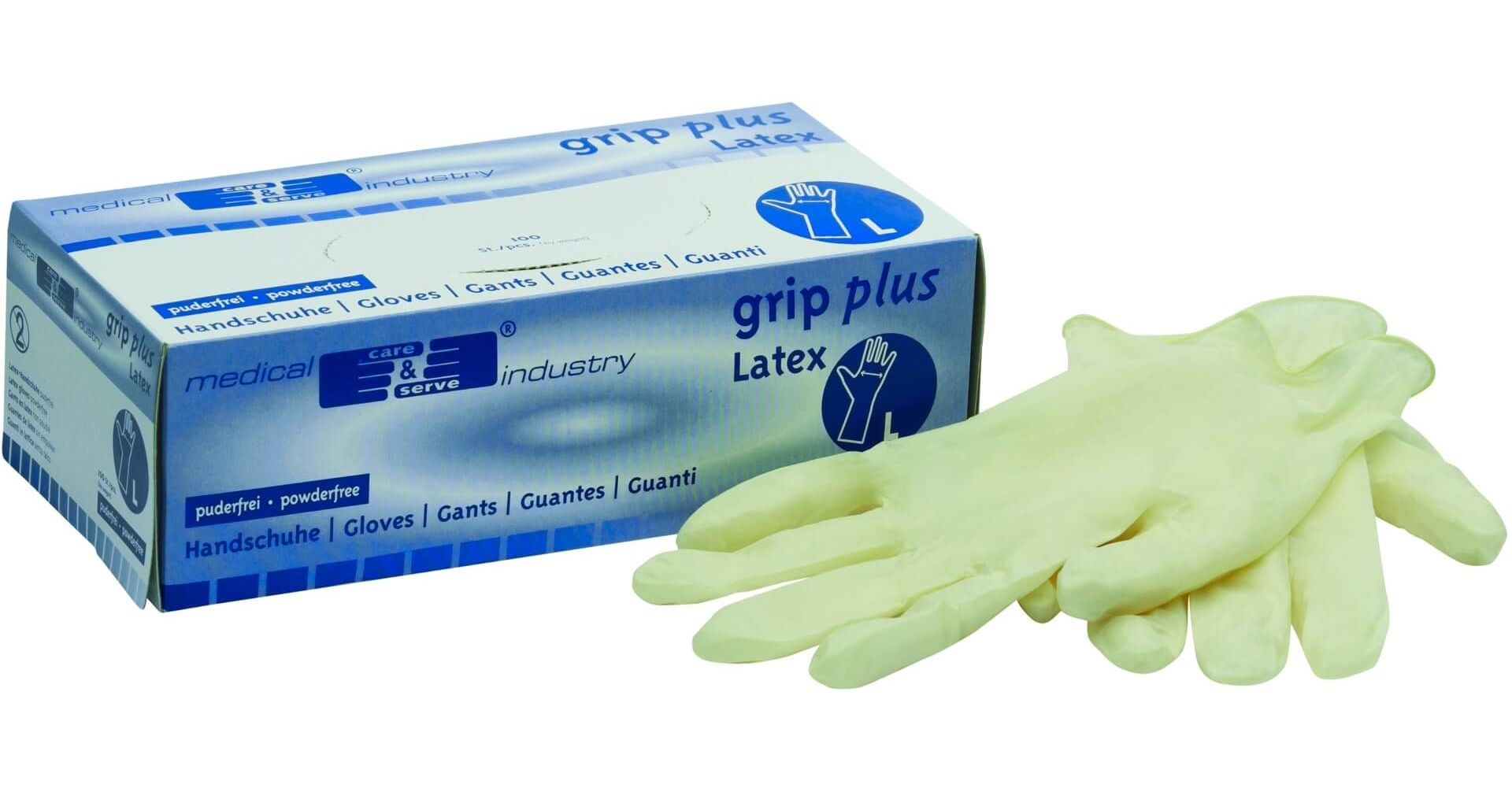 Asatex ELH Latex-Einweghandschuhe gepudert