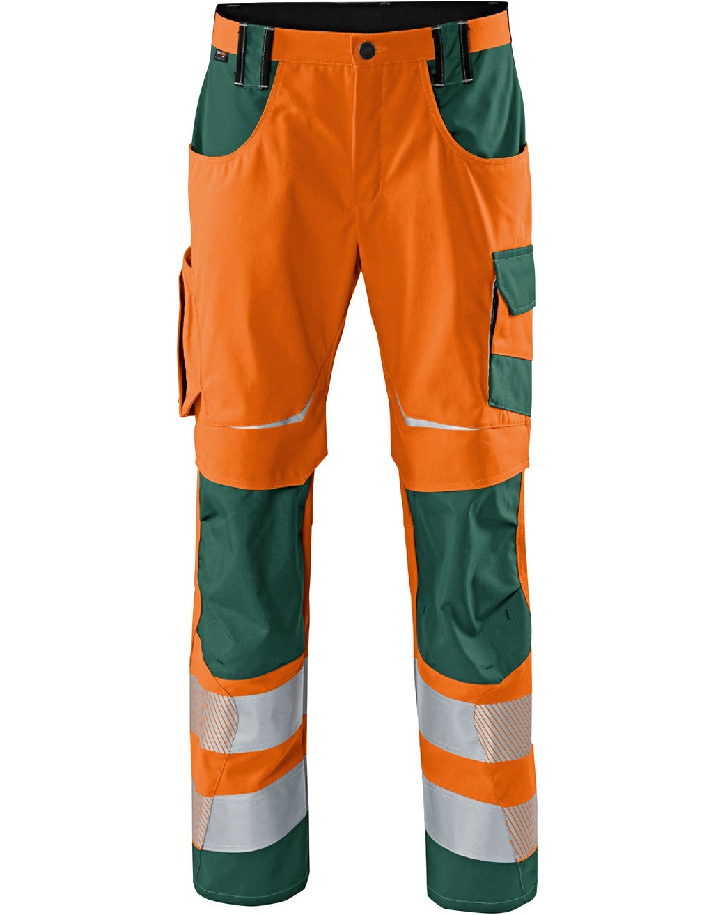 leuchtorange-grün