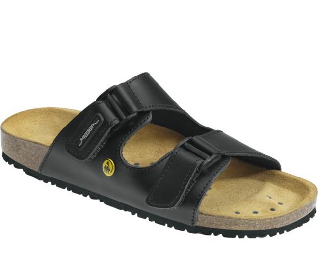 Abeba Sandalen schwarz Nature OB, SRC, ESD - 4085