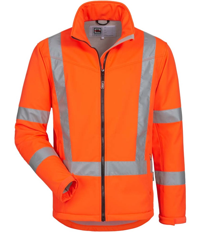 elysee 22744 WILMER Warnschutz-Softshelljacke leuchtorange