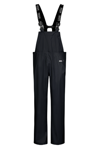 Lyngsøe LR46 PU Allround Regen-Latzhose mit elastischen Hosenträgern
