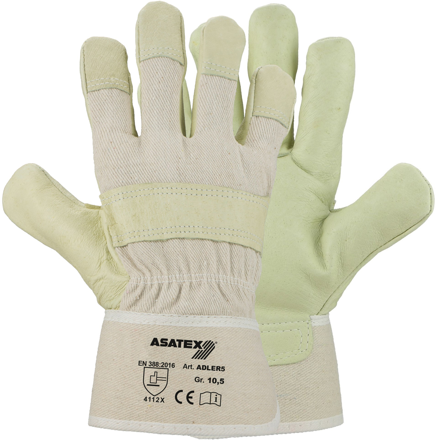 Asatex Adler5 Schweinsnarbenleder-Schutzhandschuhe