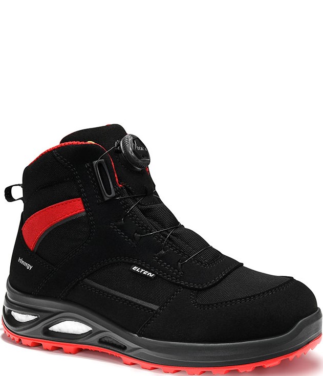 Elten Hannah XXTL BOA 746561 Sicherheitsschuhe black-red Mid ESD S3