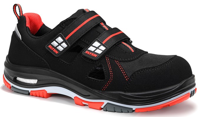 Elten Ian XXTP 711310 Sicherheitssandalen Easy ESD S1 black-red