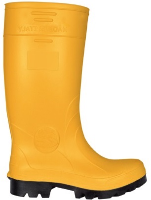 COFRA PU-Sicherheitsstiefel BARLETTA S5 CI SRC gelb gegen tierische Fette
