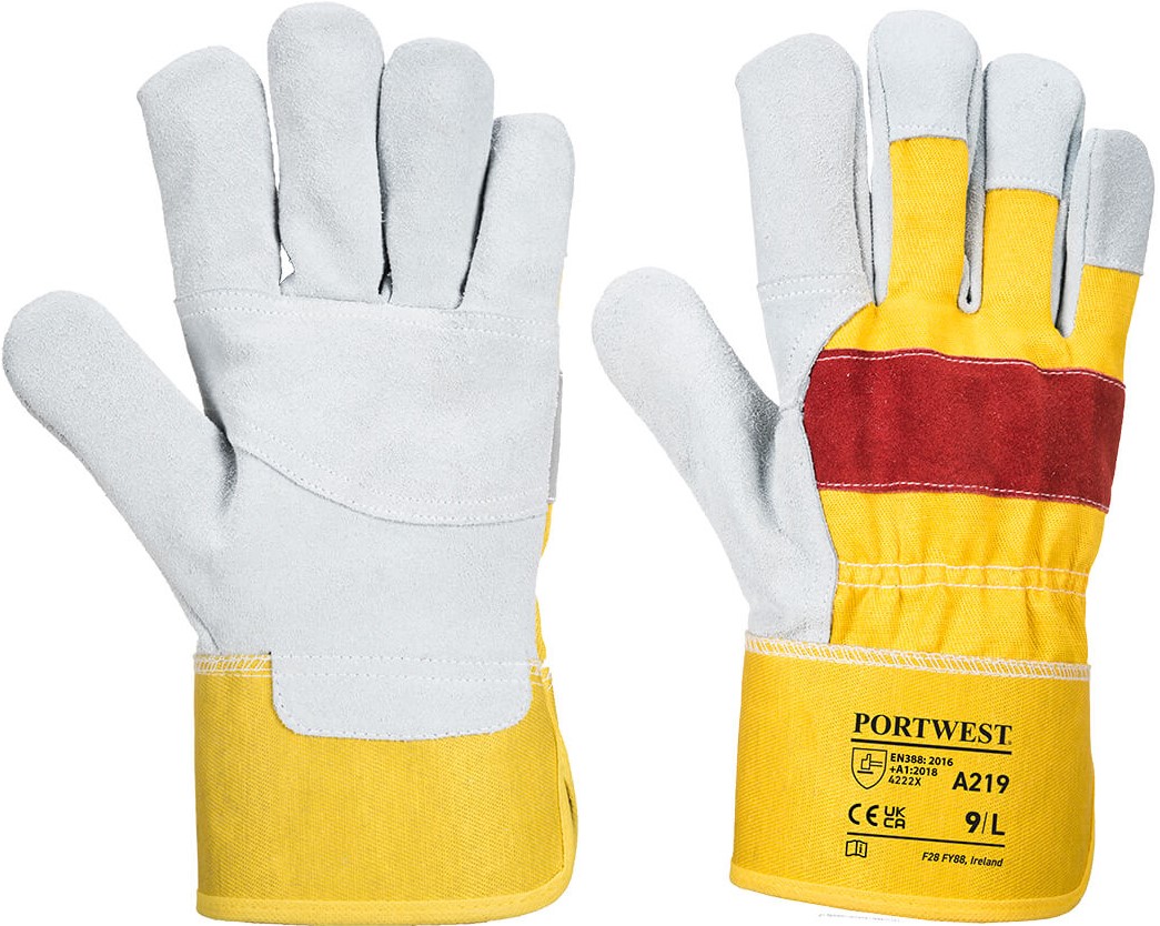 Portwest A219-Rindspaltlederschutzhandschuhe