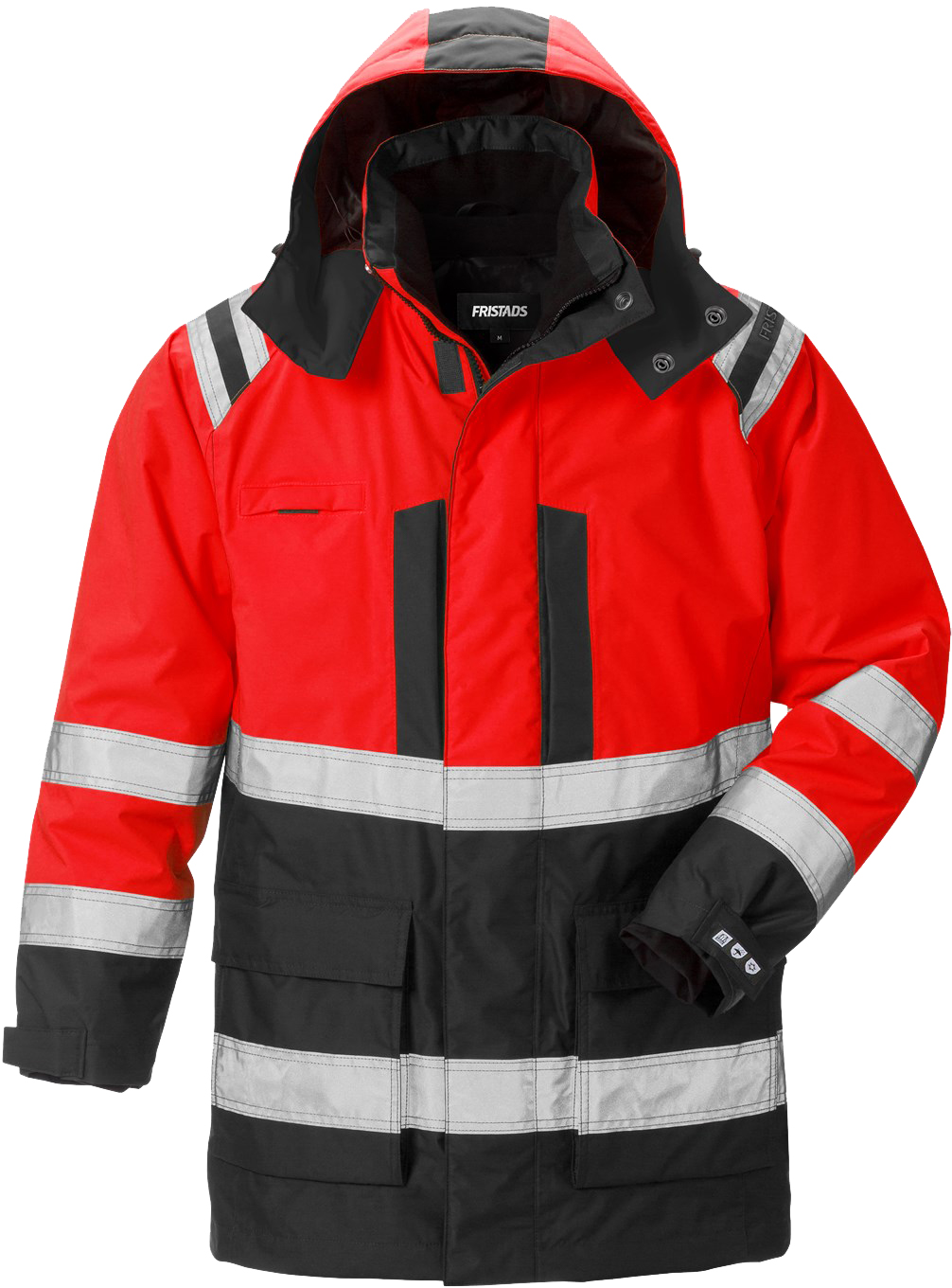 FR-119628-396-XS - leuchtrot-schwarz
