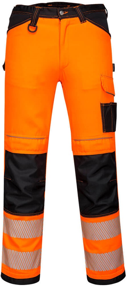 PW303OBR Portwest PW303 PW3 high-visibility stretch trousers