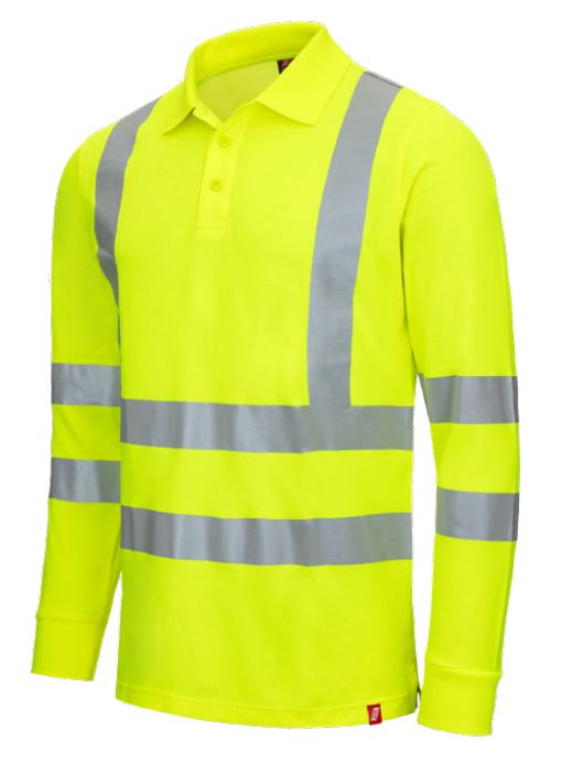 Nitras Motion Tex VIZ 7014 Warnschutz Polo-Shirt