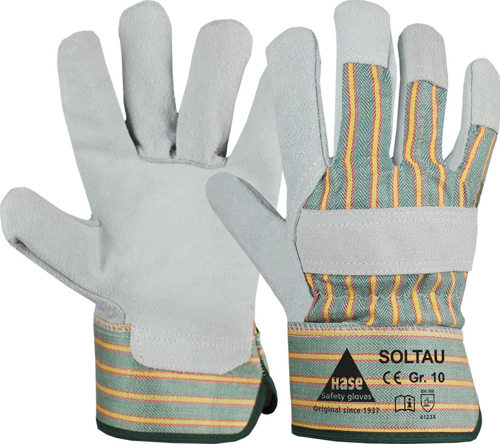 Hase 211500 Soltau Spaltleder-Schutzhandschuhe