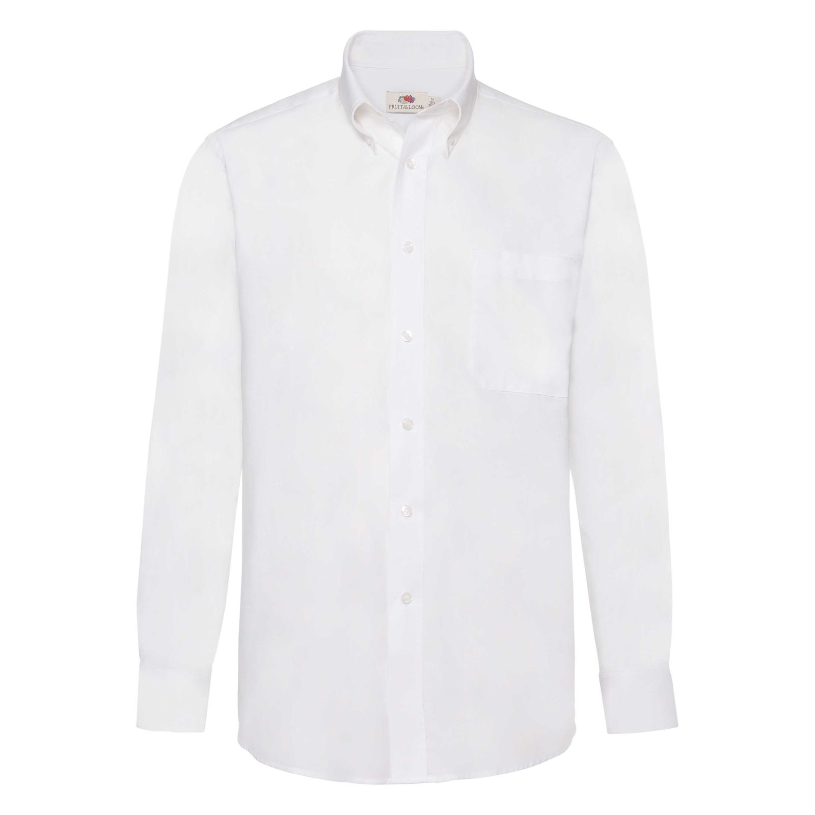Fruit of The Loom Oxford Shirt Long Sleeve in 5 Farben