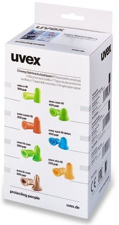 uvex 2112023 com4-fit Gehörschutzstöpsel-Nachfüllbox