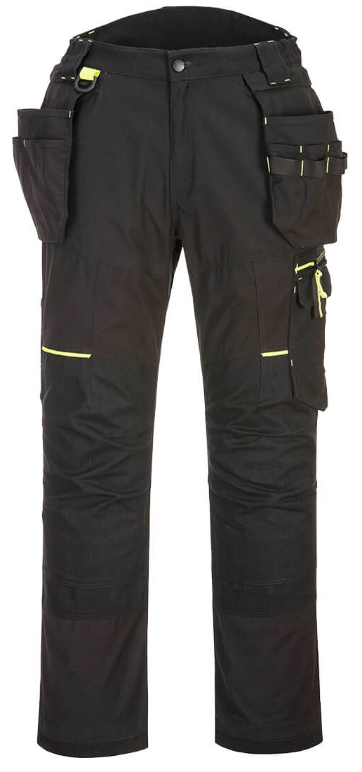 1kKWVPaBukHMQl Portwest T706 WX3 Eco Stretch Waistband Trousers with Holster Pockets