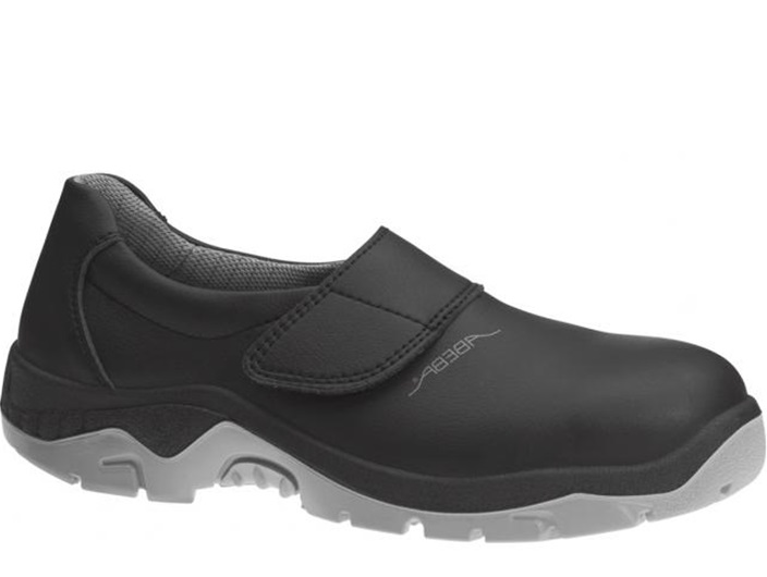 Abeba Halbschuhe schwarz mit Klettverschluß Anatom S2, SRC - 2135