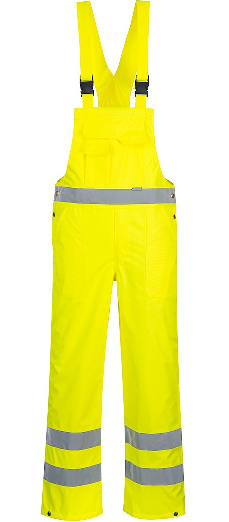 *SALE* Portwest S388 Warnschutz-Latzhose leuchtgelb